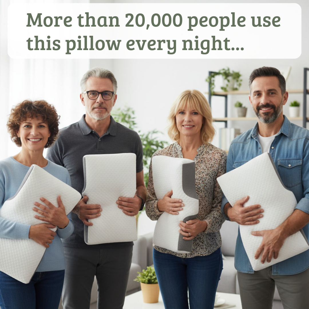 Side Sleep Pillow – Alleviates Neck, Shoulder & Back Pain