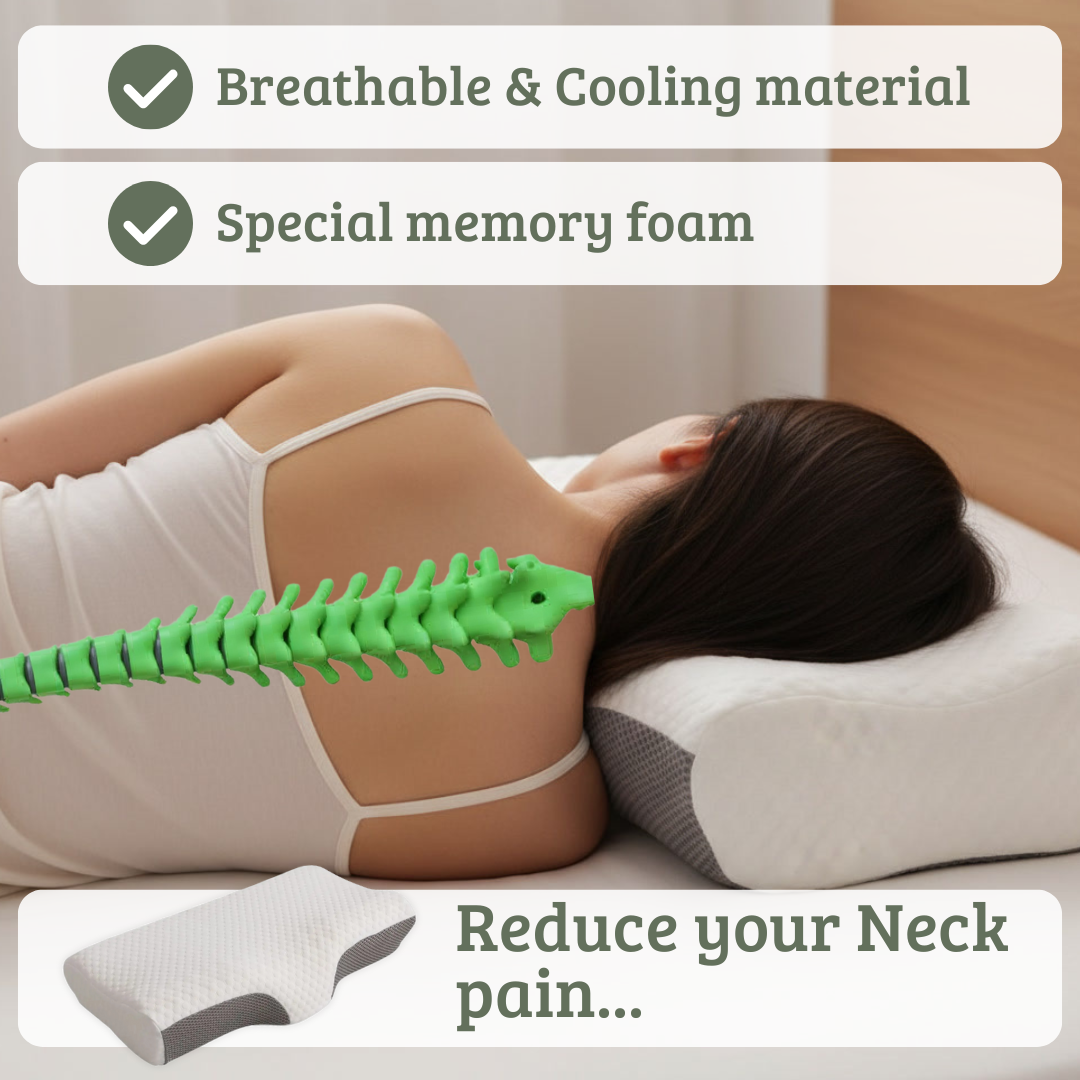 Side Sleep Pillow – Alleviates Neck, Shoulder & Back Pain
