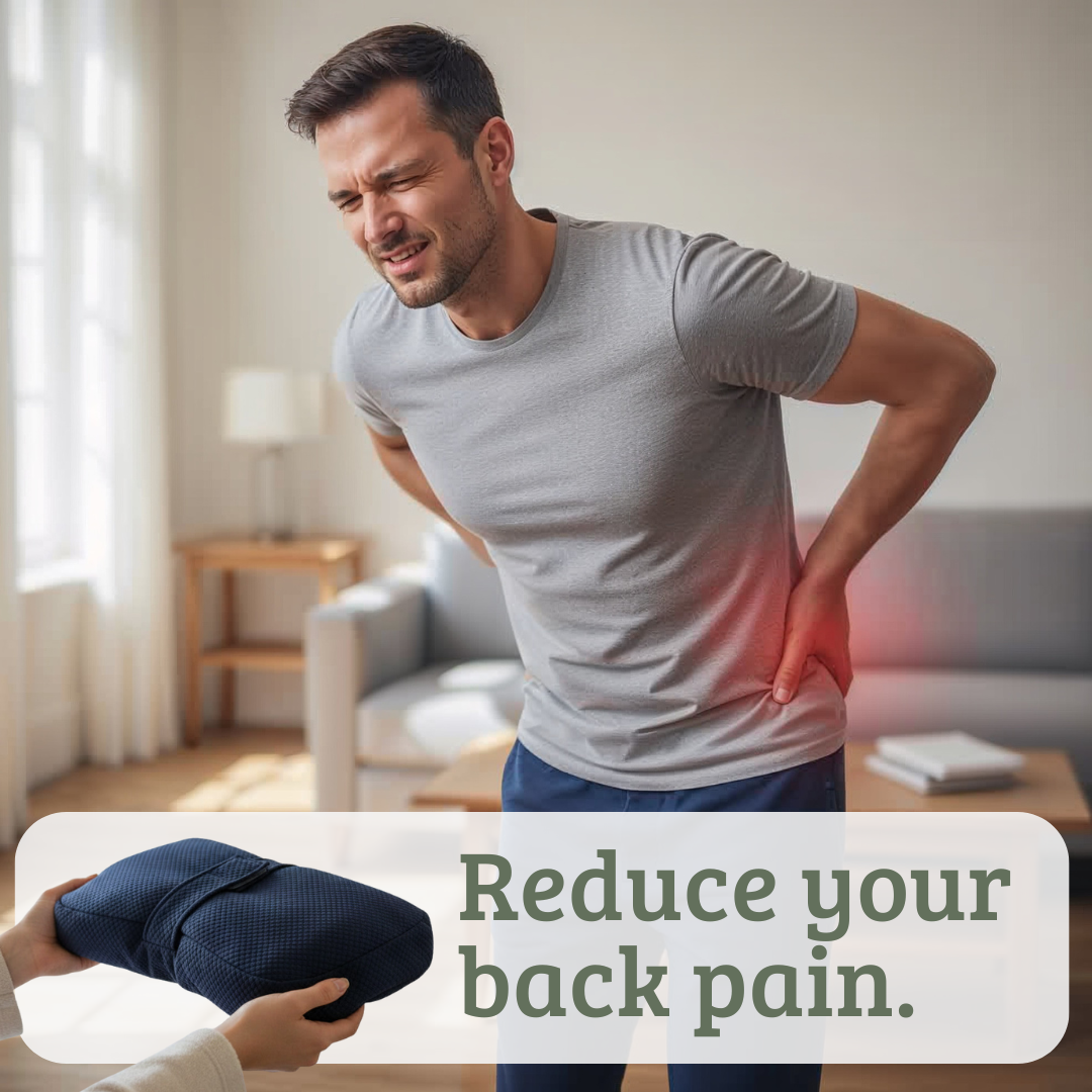 Orthopedic Side Sleep Pillow - Reduces Back Hip & Knee Pain