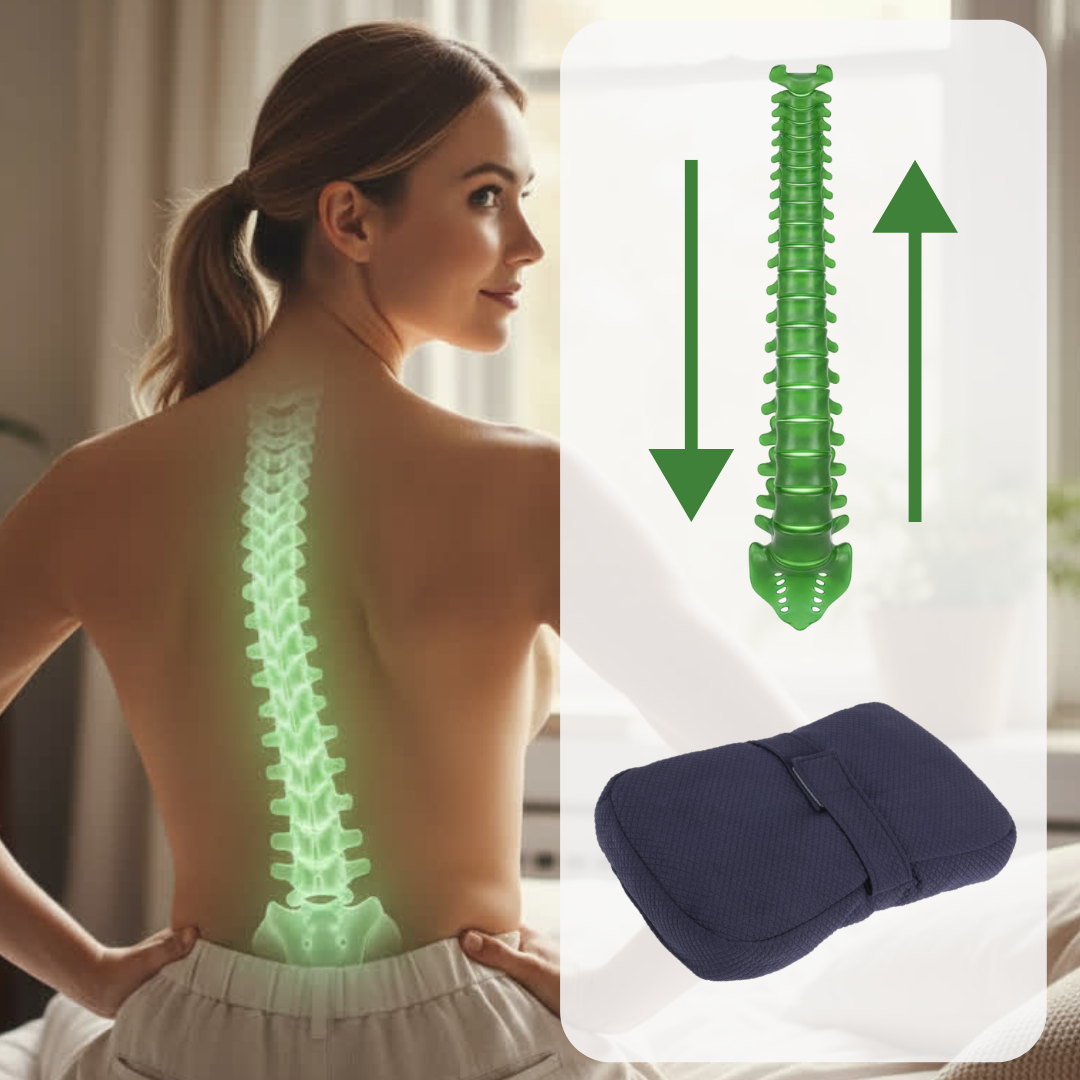 Orthopedic Side Sleep Pillow - Reduces Back Hip & Knee Pain